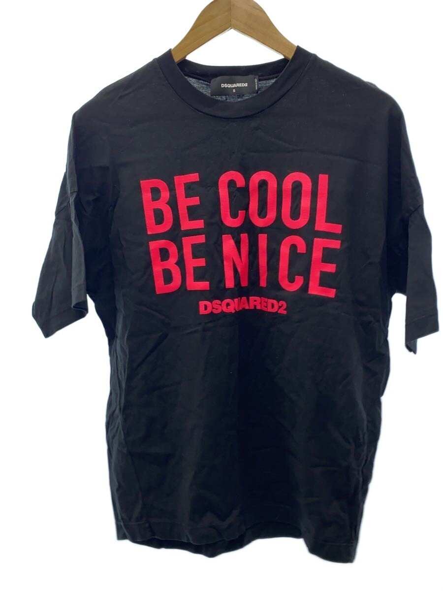DSQUARED2◆Tシャツ/S/コットン/BLK/S72GD0093拍卖