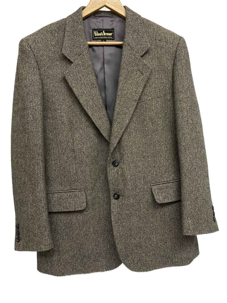 WIND ARMOR◆ジャケット/L/カシミア/BRW/無地拍卖