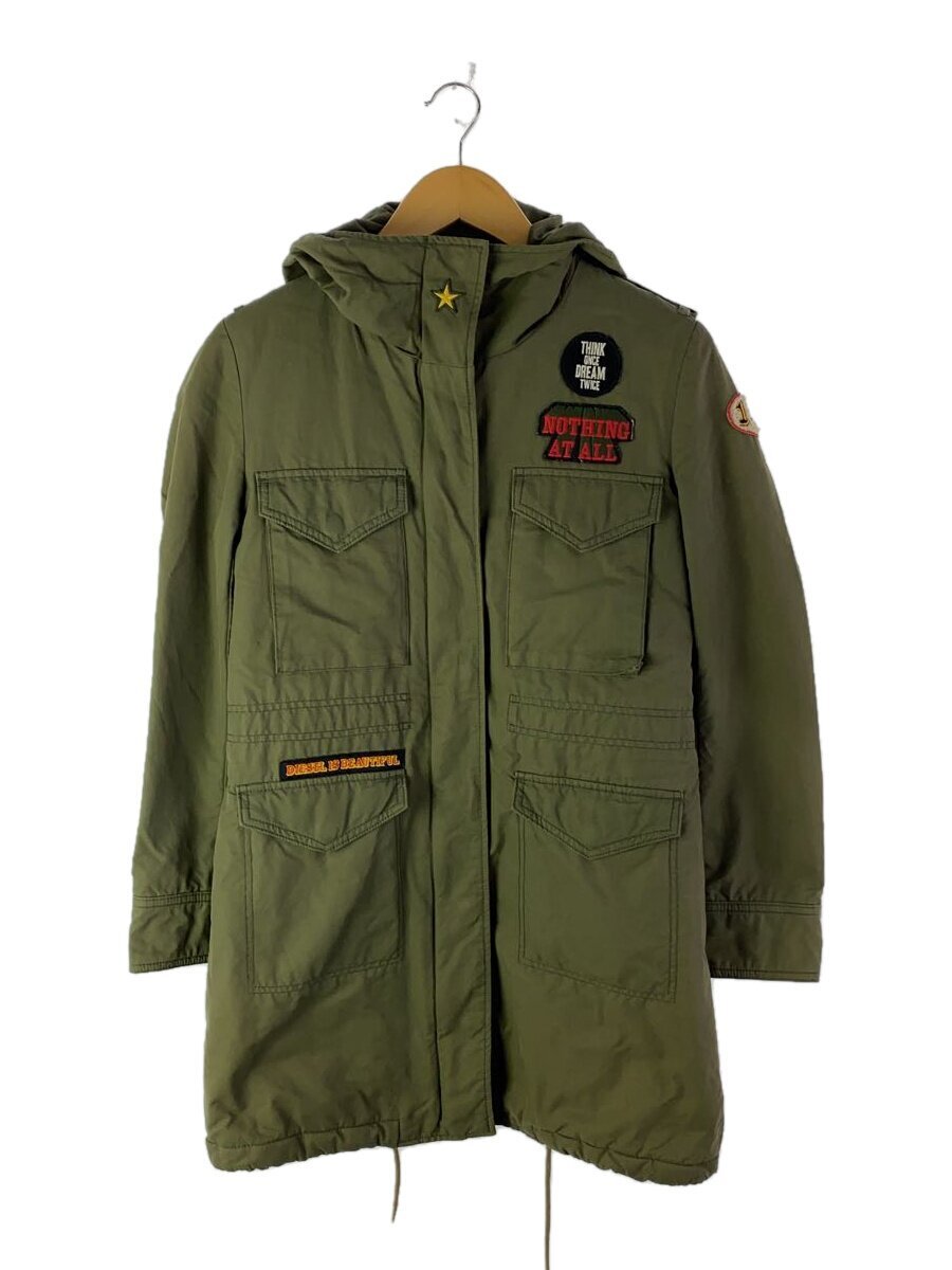 DIESEL◆ミリタリーコート/XS/コットン/カーキ/中綿//拍卖