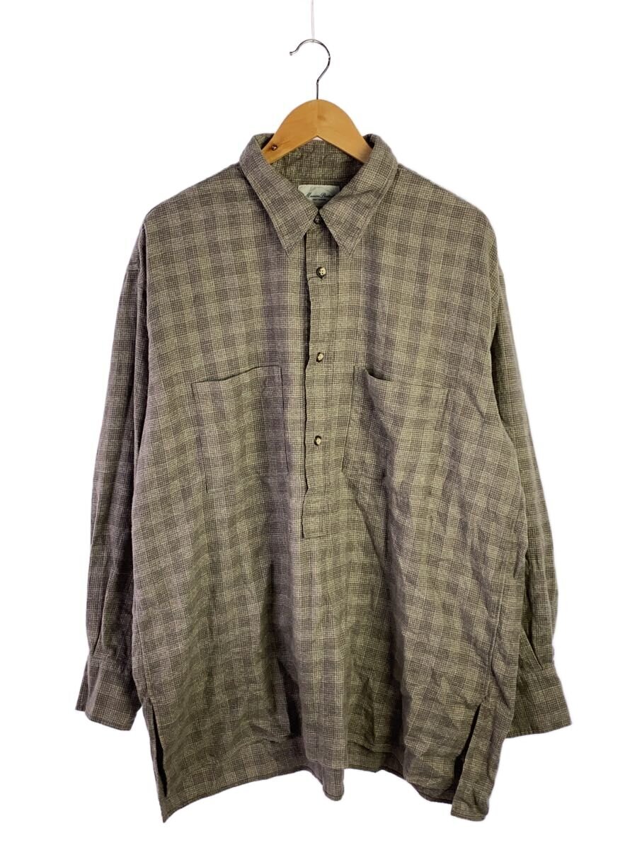 Marvine Pontiak shirts makers◆長袖シャツ/one/コットン/GRY/MPSM-2403S拍卖