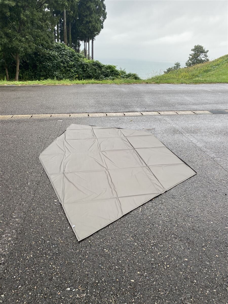 SABBATICAL◆テントマット/グレー/89204101000000/モーニンググローリーフロアマット/キャンプ拍卖