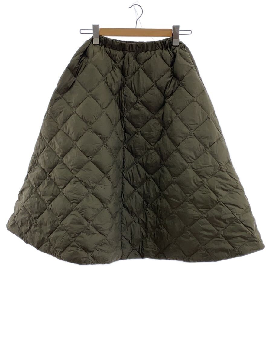 TAION◆ダウンスカート/スカート/M/ナイロン/KHK/無地拍卖