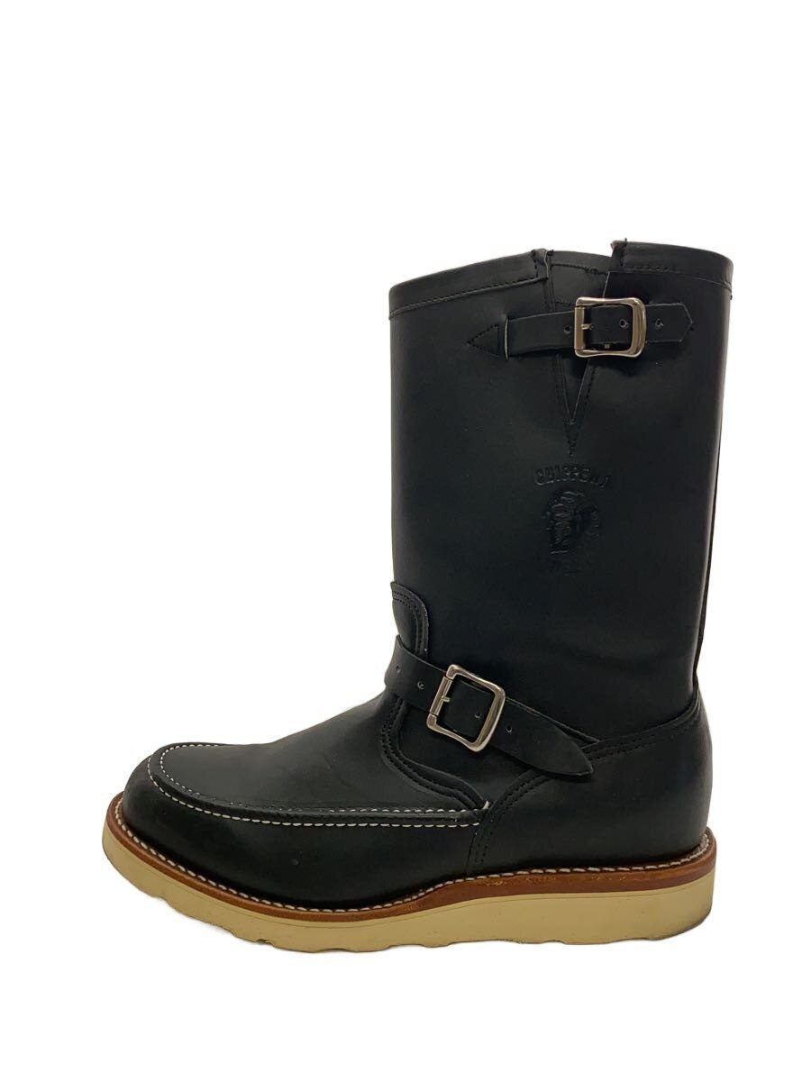 CHIPPEWA◆11インチモックエンジニア/US9.5/BLK/レザー/97878//拍卖