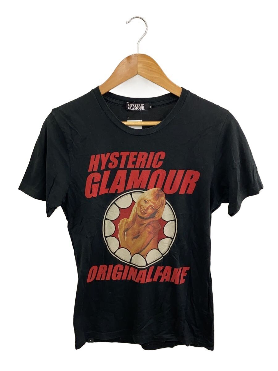 HYSTERIC GLAMOUR◆Tシャツ/S/コットン/BLK/0212CT22拍卖