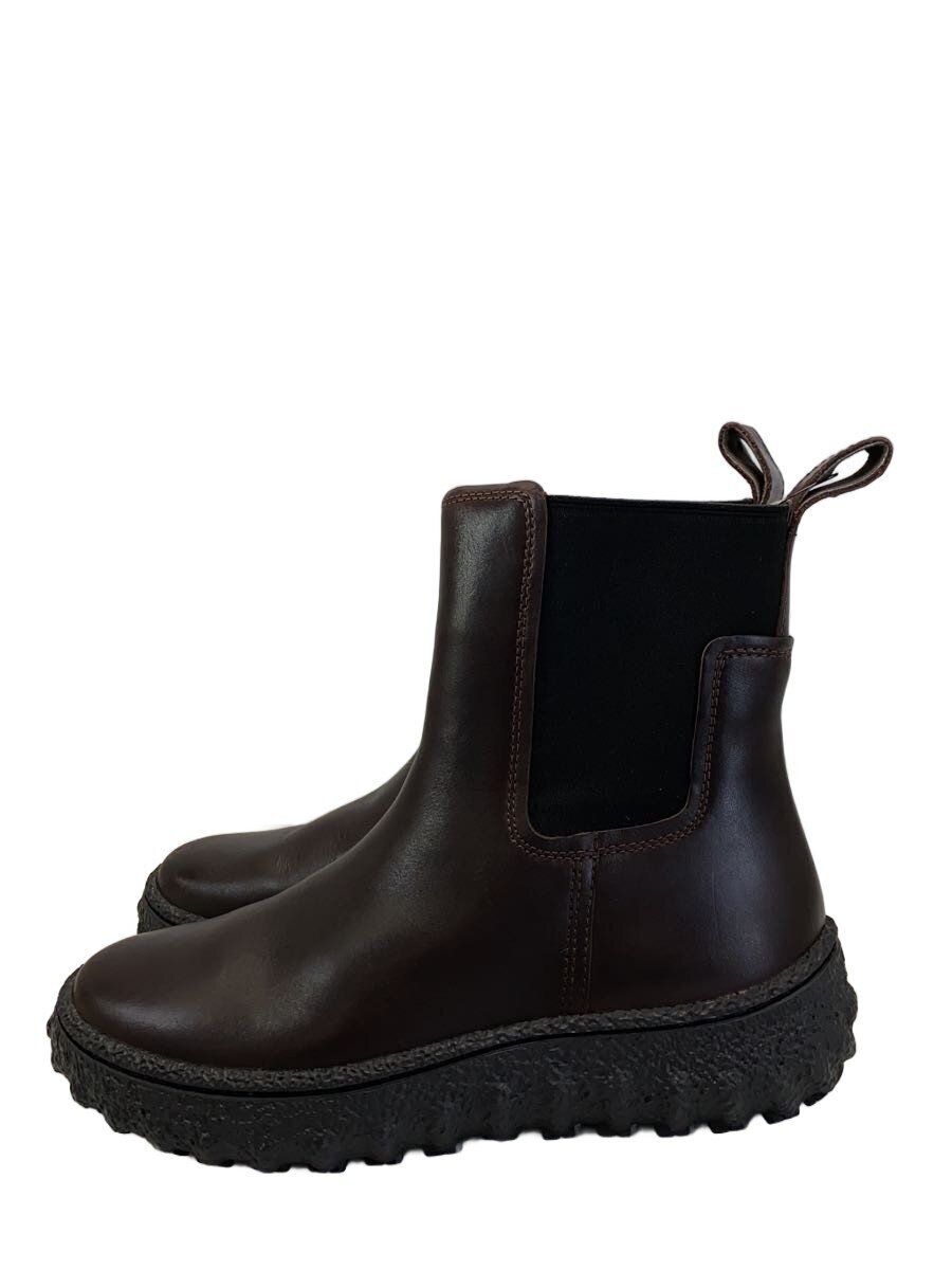 camper◆サイドゴアブーツ/38/BRW/レザー/K400654-002拍卖