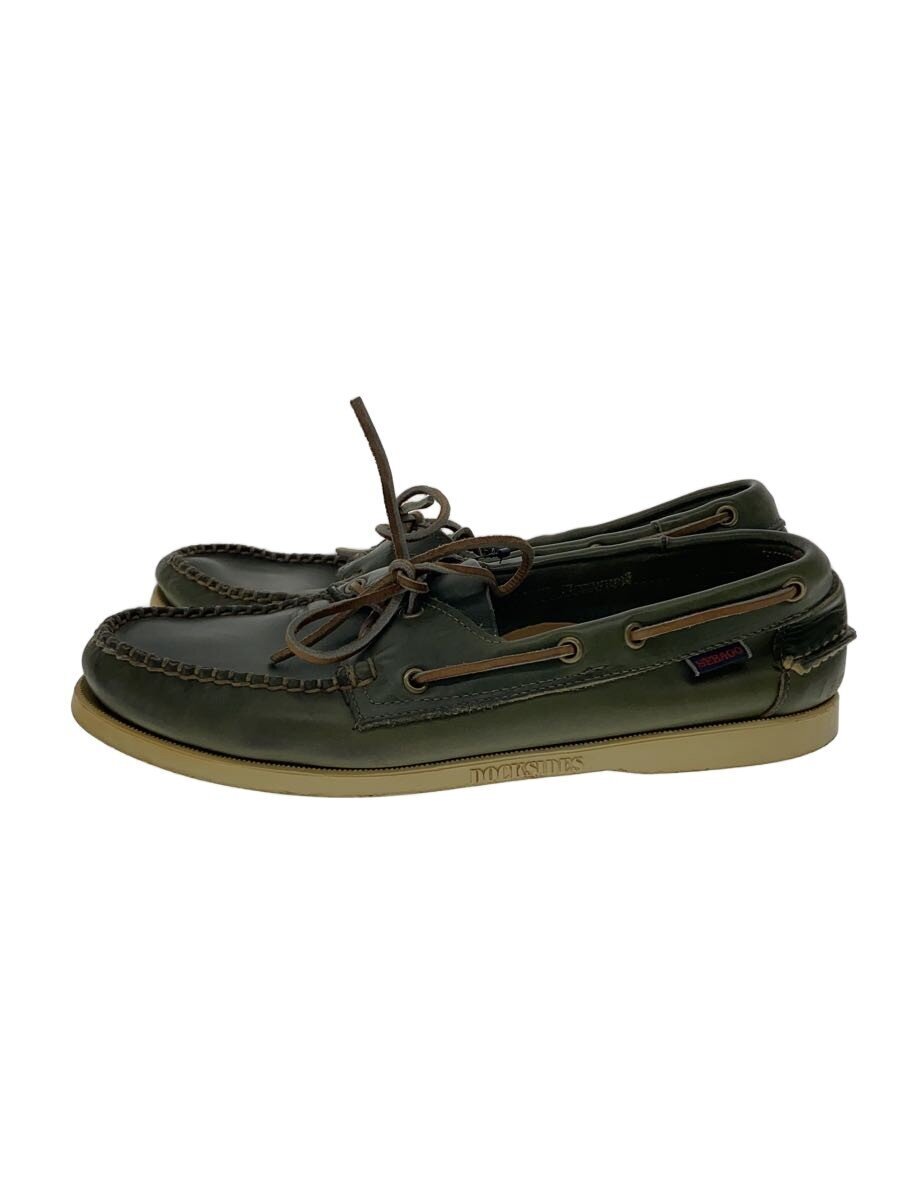 SEBAGO◆デッキシューズ/27.5cm/GRN/レザー拍卖
