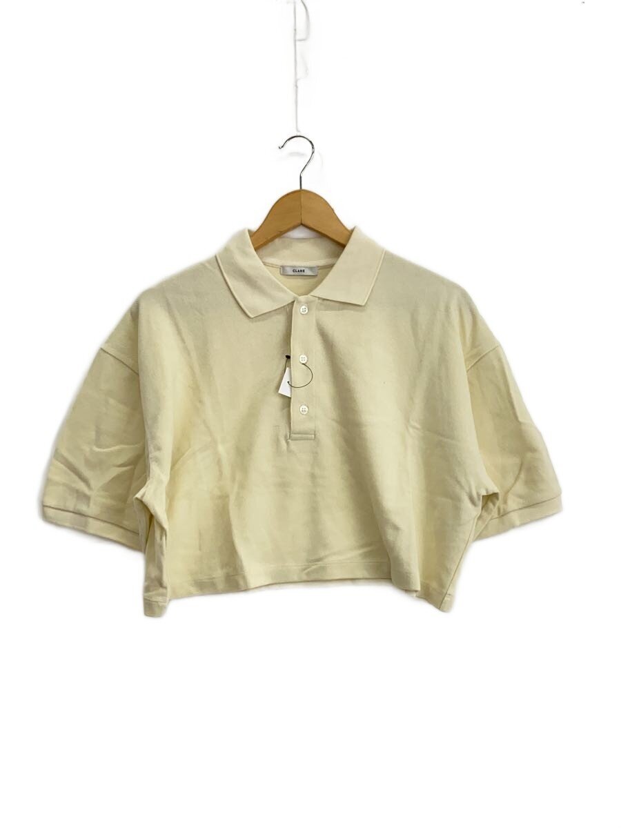 CLANE◆ポロシャツ/1/コットン/CRM/16105-1292拍卖