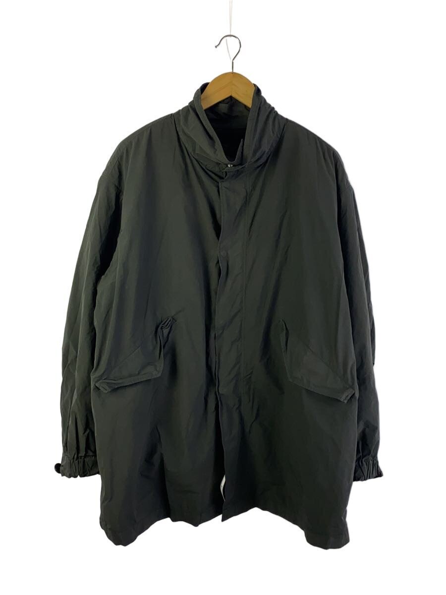 ATON◆AIR WEATHER SHORT MODS COAT/モッズコート/4/ポリエステル/BLK/6970946拍卖