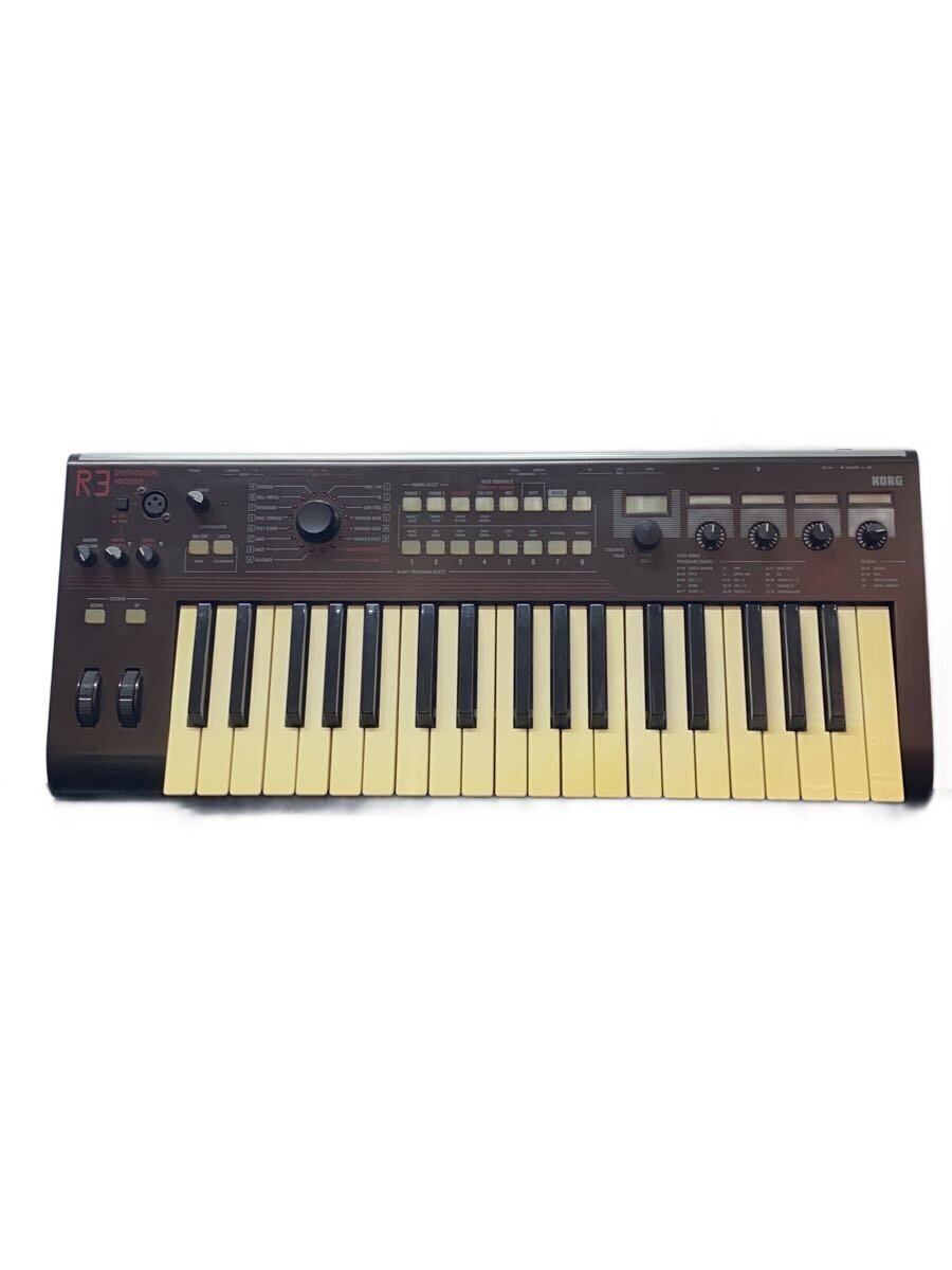 KORG◆R3/シンセサイザー/社外キャリングバッグ・アダプター付属/電源接触不良拍卖