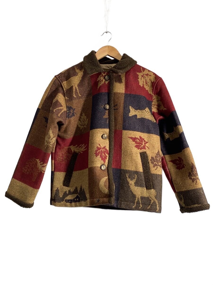 PENDLETON◆ジャケット/S/ウール/BRW/総柄/03P0111//拍卖