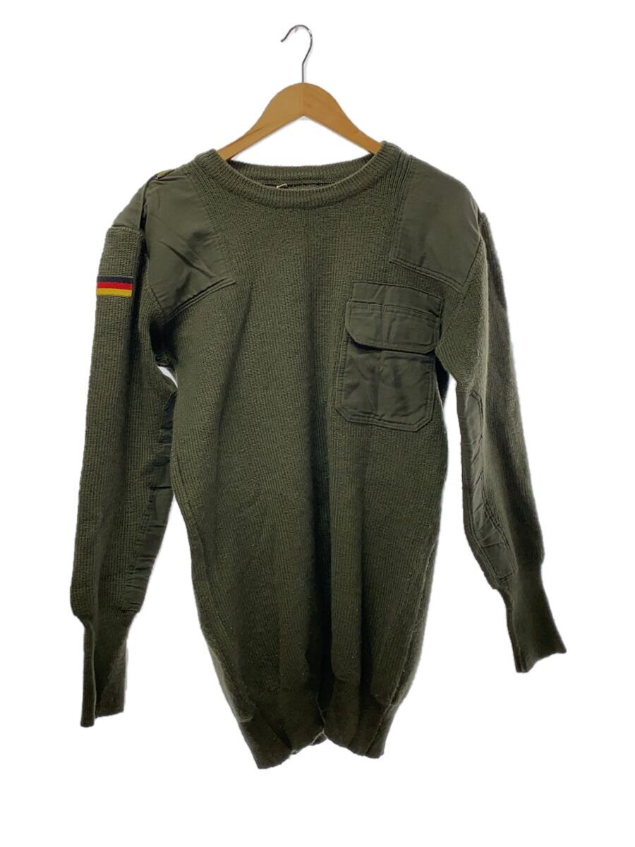 MILITARY◆ニット・セーター(厚手)/52/ウール/GRN/無地//拍卖