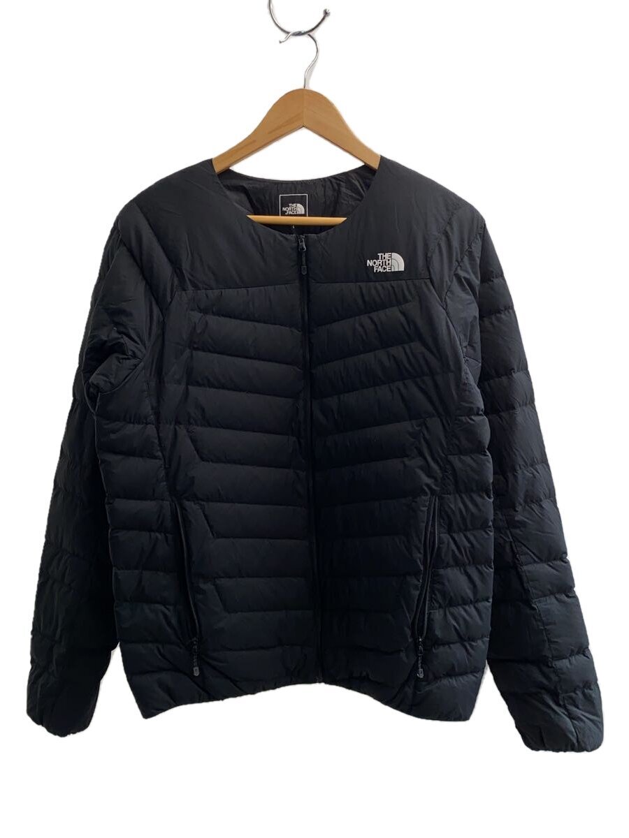 THE NORTH FACE◆THUNDER ROUNDNECK JACKET_サンダーラウンドネックジャケット/L/ナイロン/BLK//拍卖