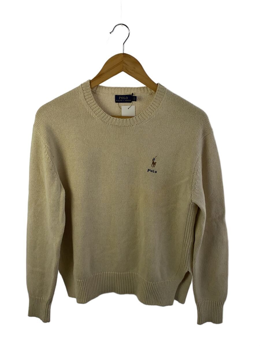 POLO RALPH LAUREN◆ニット・セーター(厚手)/S/シルク/CRM/211780402003拍卖