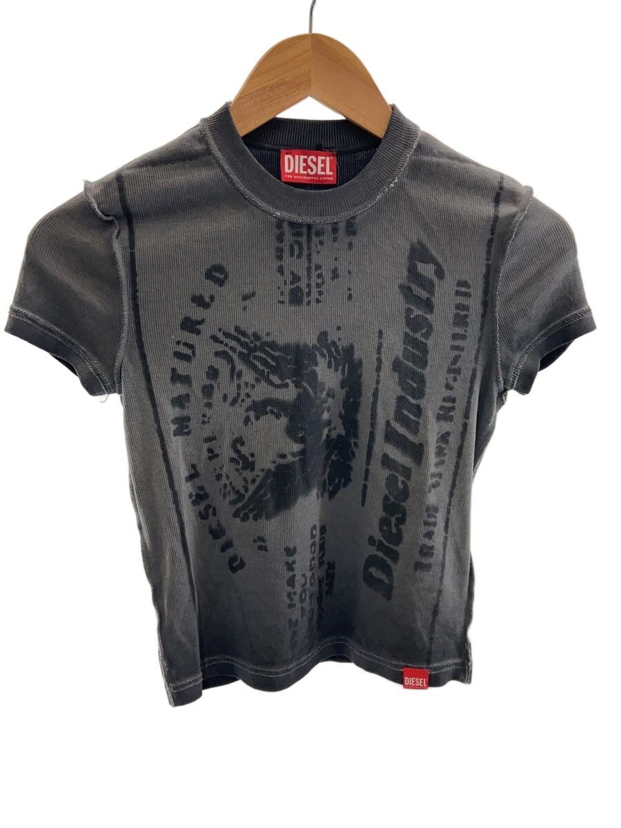 DIESEL◆Tシャツ/S/コットン/GRY/T-SKINZY-L1拍卖