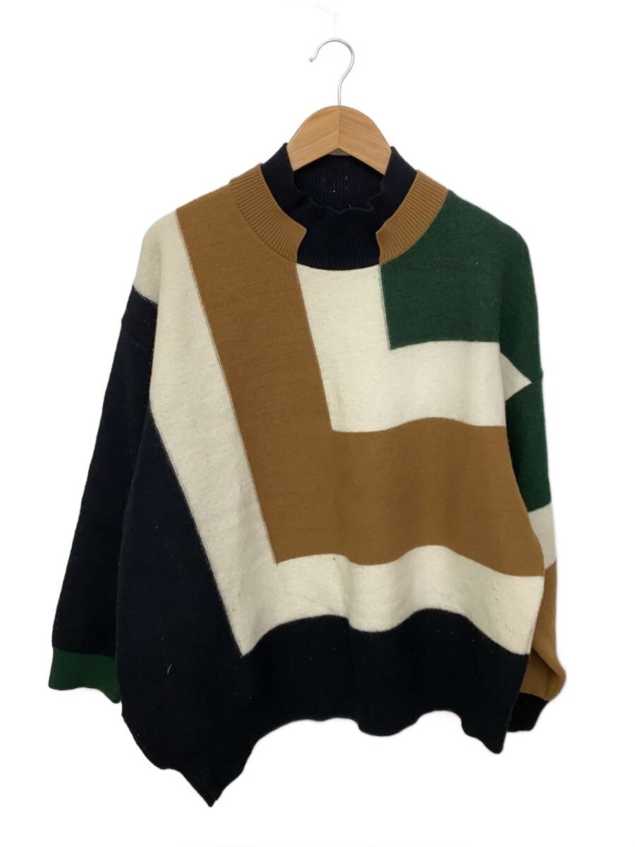 CULLNI◆ニット・セーター(厚手)/1/ウール/マルチカラー/総柄/21-AW-065拍卖