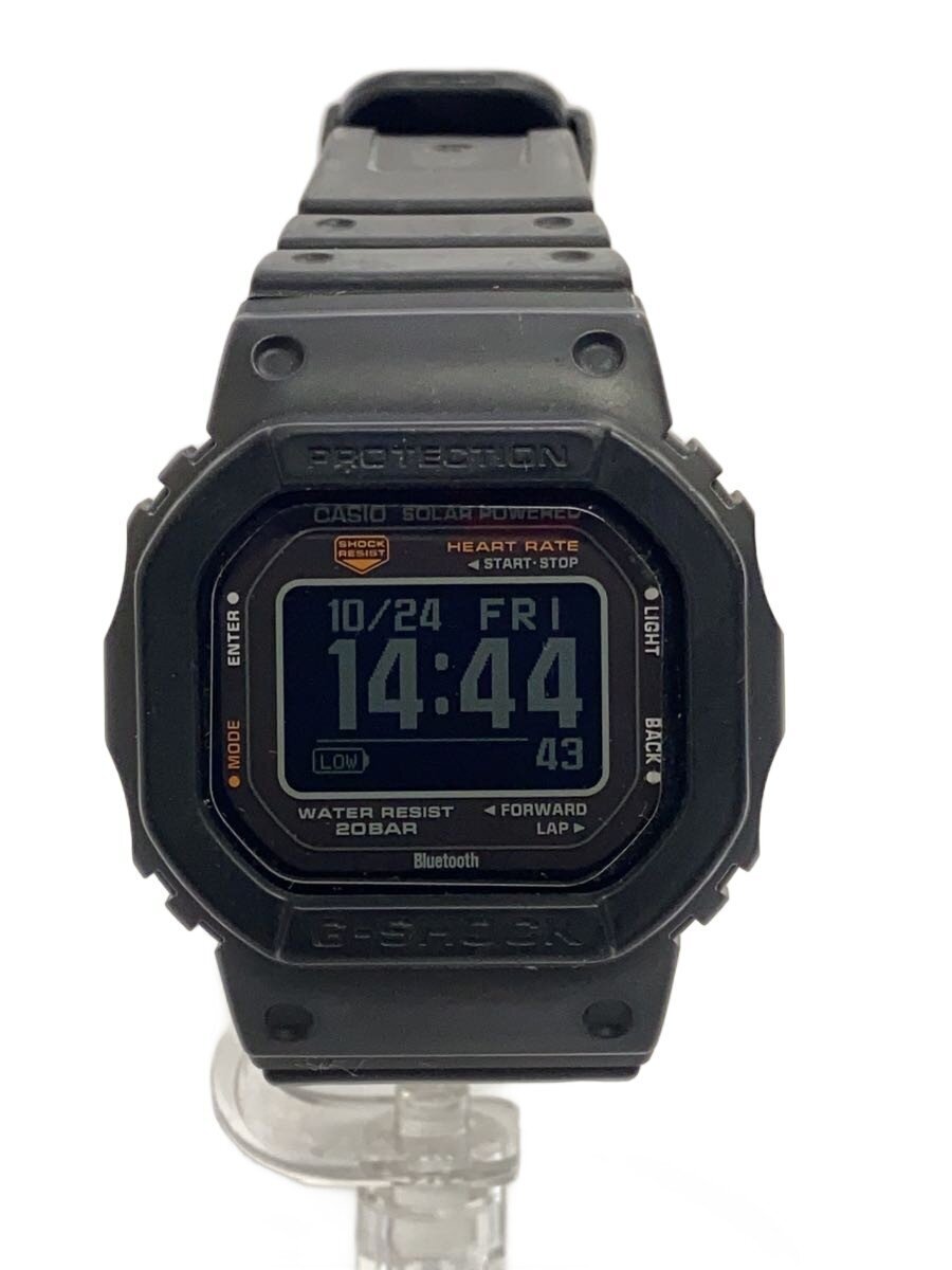 CASIO◆G-SHOCK/G-SQUAD/腕時計/デジタル/ラバー/BLK/BLK/ーー/DW-H5600-1JR拍卖