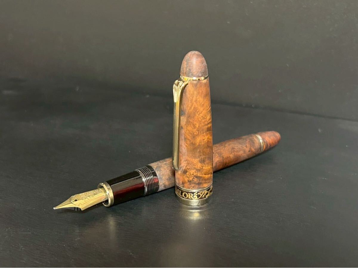 【限定稀少品】SAILOR セーラー 万年筆 創業80周年記念 プロフィット80 ブライヤー 21K拍卖