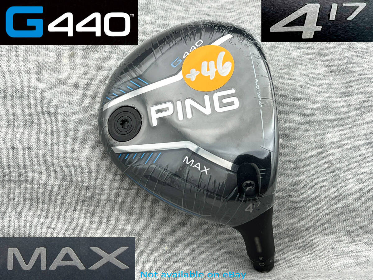 ★CT246★ ツアー支給品 WRX PROTO PING G440 MAX 4W 17°(リアル 17.5°) スペックシート付き TOUR ISSUE拍卖