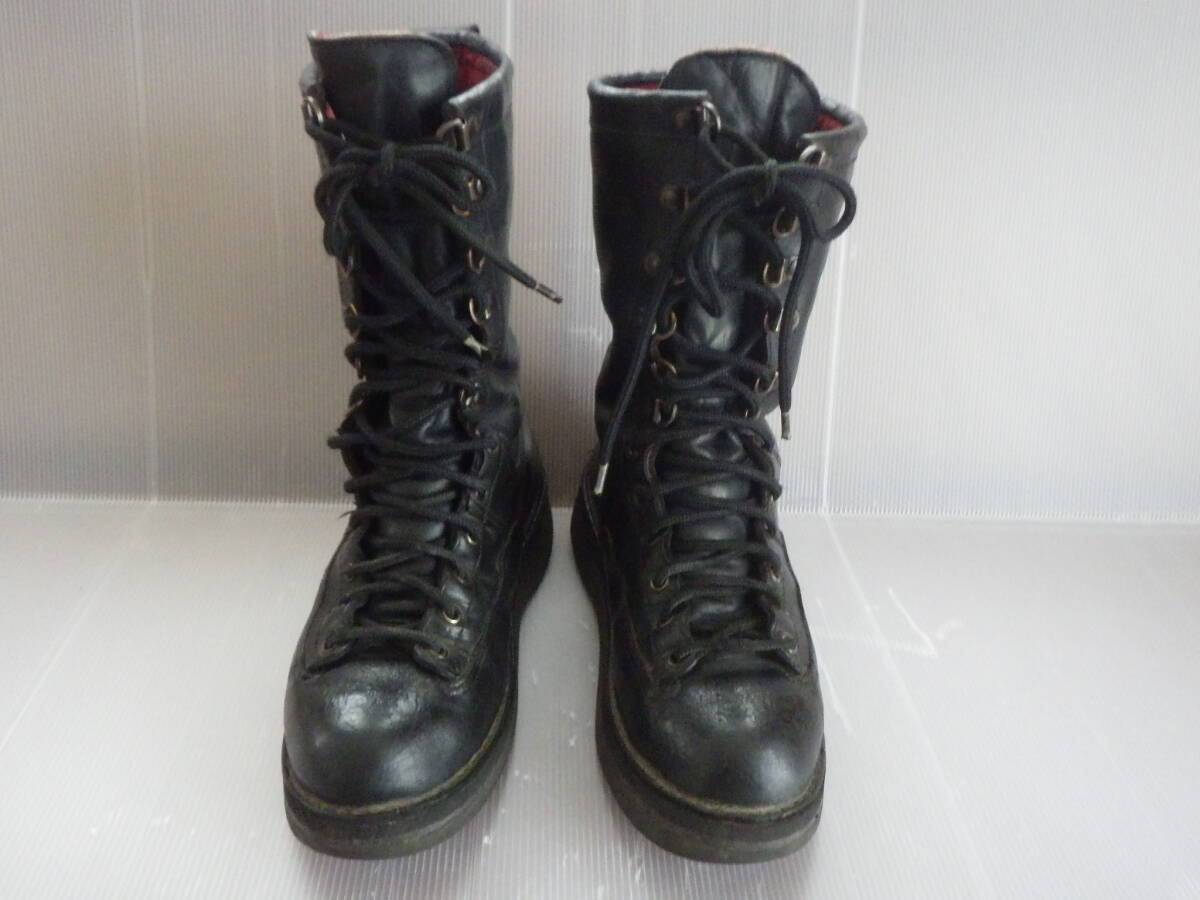 Danner ダナーのビブラムソール&ゴアテックスインナーのロングブーツ 程よくエージングされて抜群のカッコ良さ拍卖