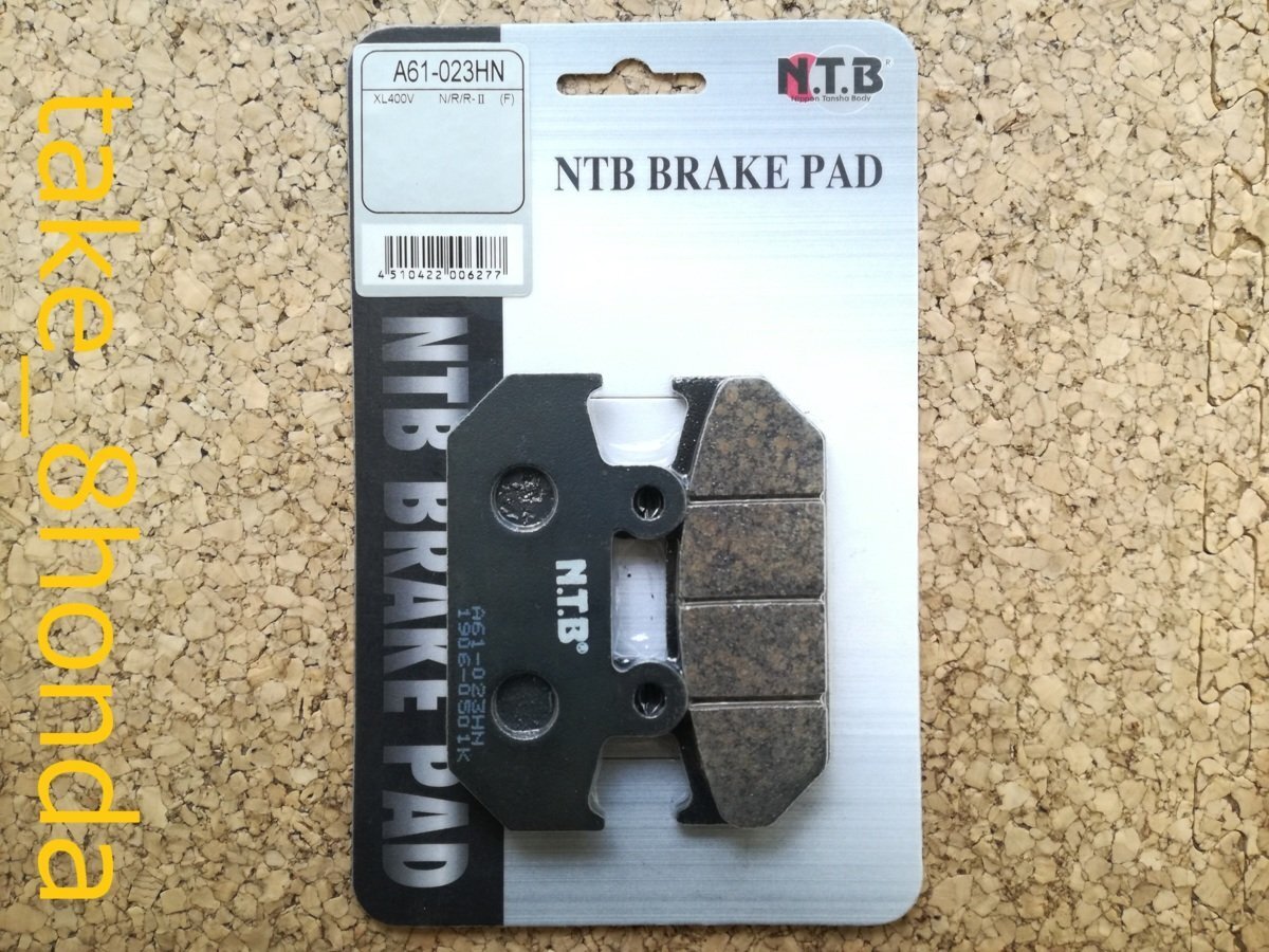 NTB '88~'92 スティード400 (NC26) フロントブレーキパッド A61-023HN拍卖