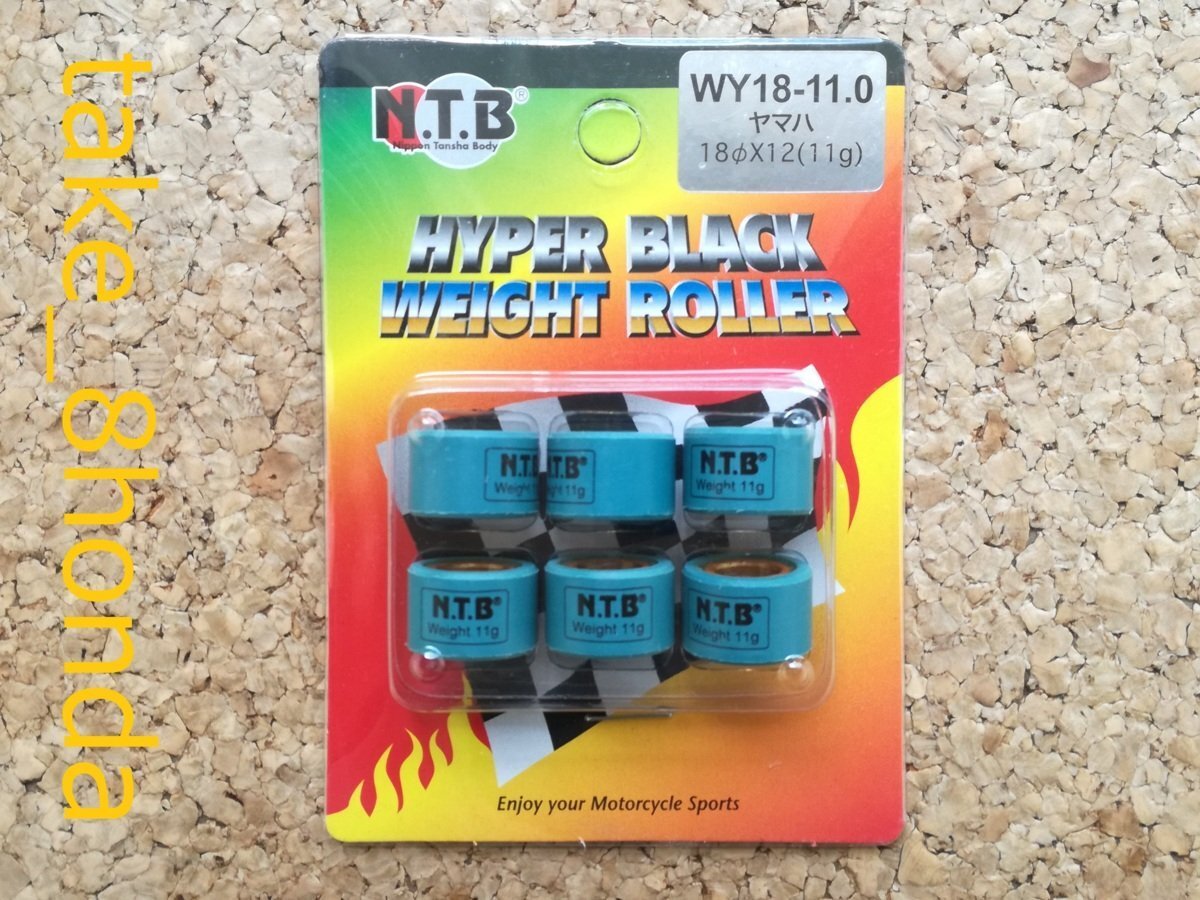 NTB '03~'07 グランドアクシス100 (SB06J) 11.0g ウエイトローラー車両1台分セット WY18-11.0 【YA100W】拍卖