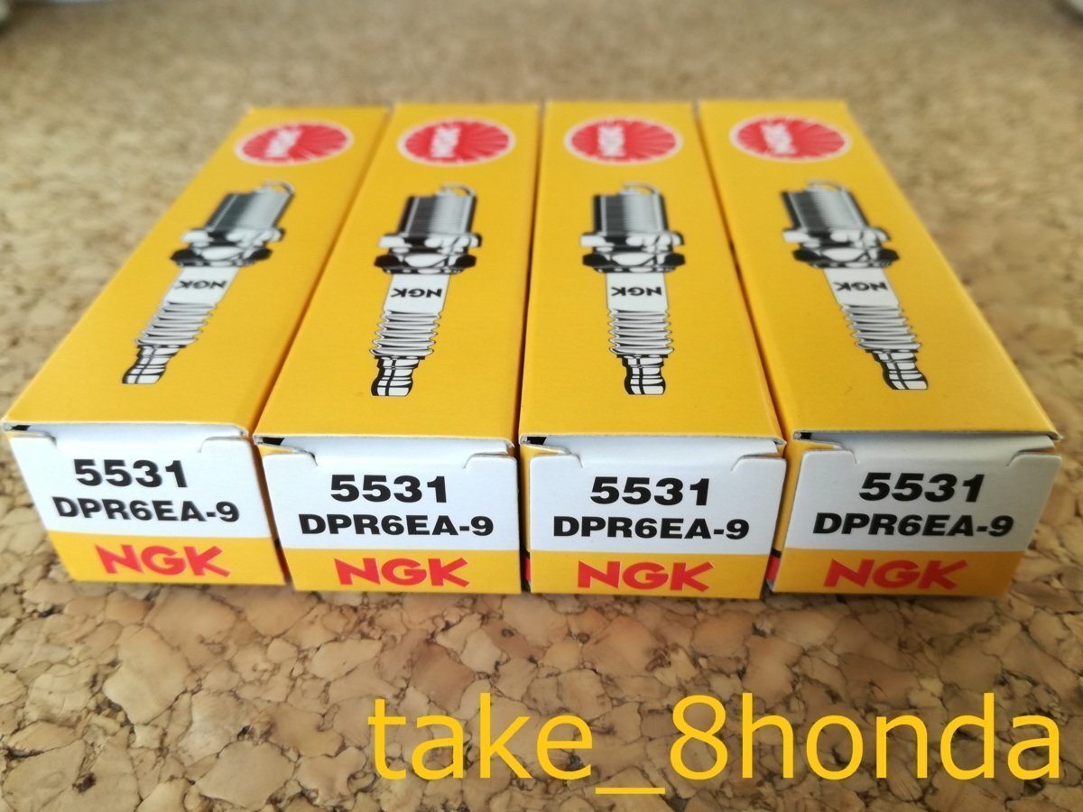 NGK '00~'02 バルカン1500クラシック FI (VNT50J) スパークプラグ DPR6EA-9 4本 車両1台分セット拍卖