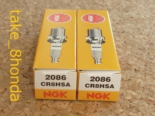 NGK '87~'98 エリミネーター250 (EL250A) スパークプラグ CR8HSA 2本 車両1台分セット 【エリミネーター250SE エリミネーター250LX】拍卖