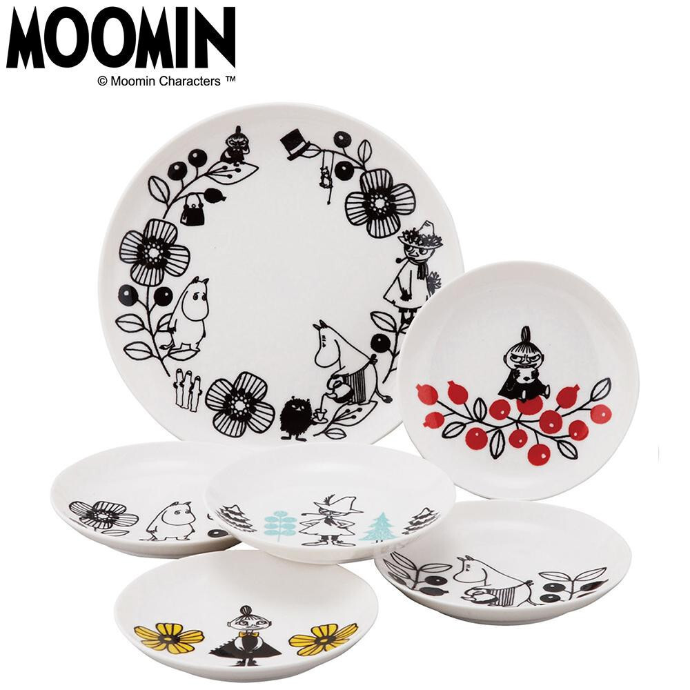 【即納】MOOMIN ムーミン ベリーセット MM1400-52 6枚セット ムーミン 北欧 ムーミンバレー 磁器 プレート拍卖
