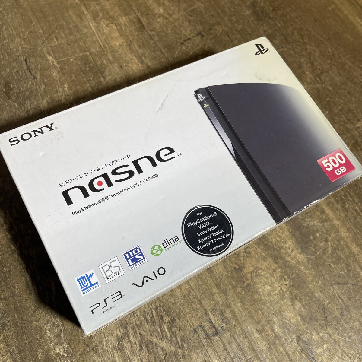 SONY nasne CECH-ZNR1J 500GB PS3 通電確認のみ ソニー ナスネ ネットワークレコーダー 中古品拍卖
