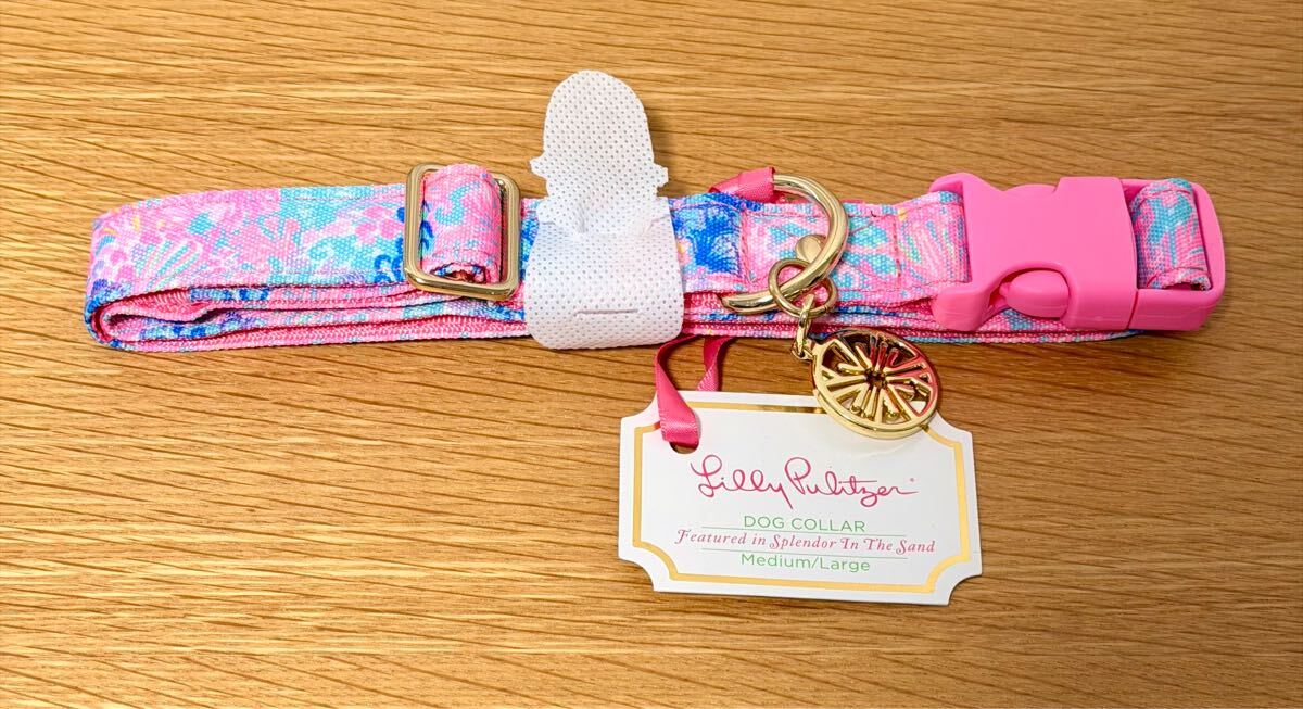 犬用カラー(首輪)Lilly Pulitzer Dog Collar - Medium/Large拍卖