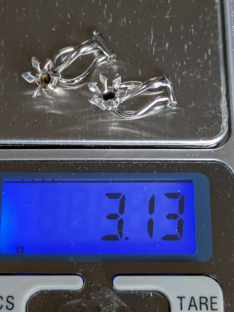 K14WGイヤリングの金具 ジャンク拍卖