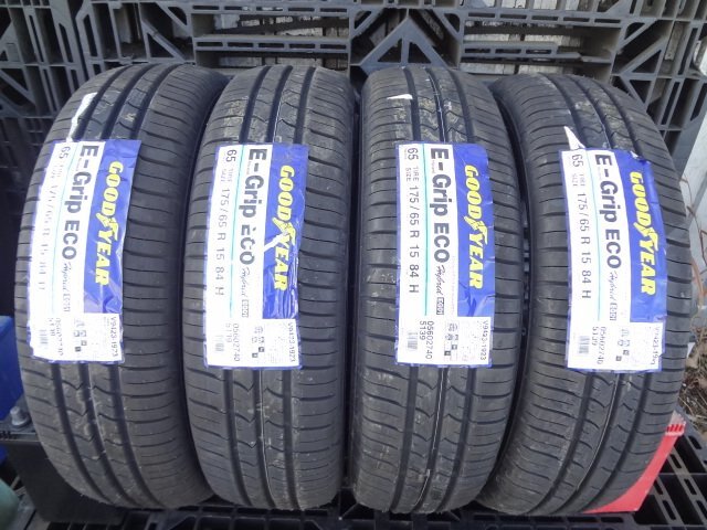 ★5135 新品 GOODYEAR E-GRIP ECO 175/65R15 4本 2021年製拍卖