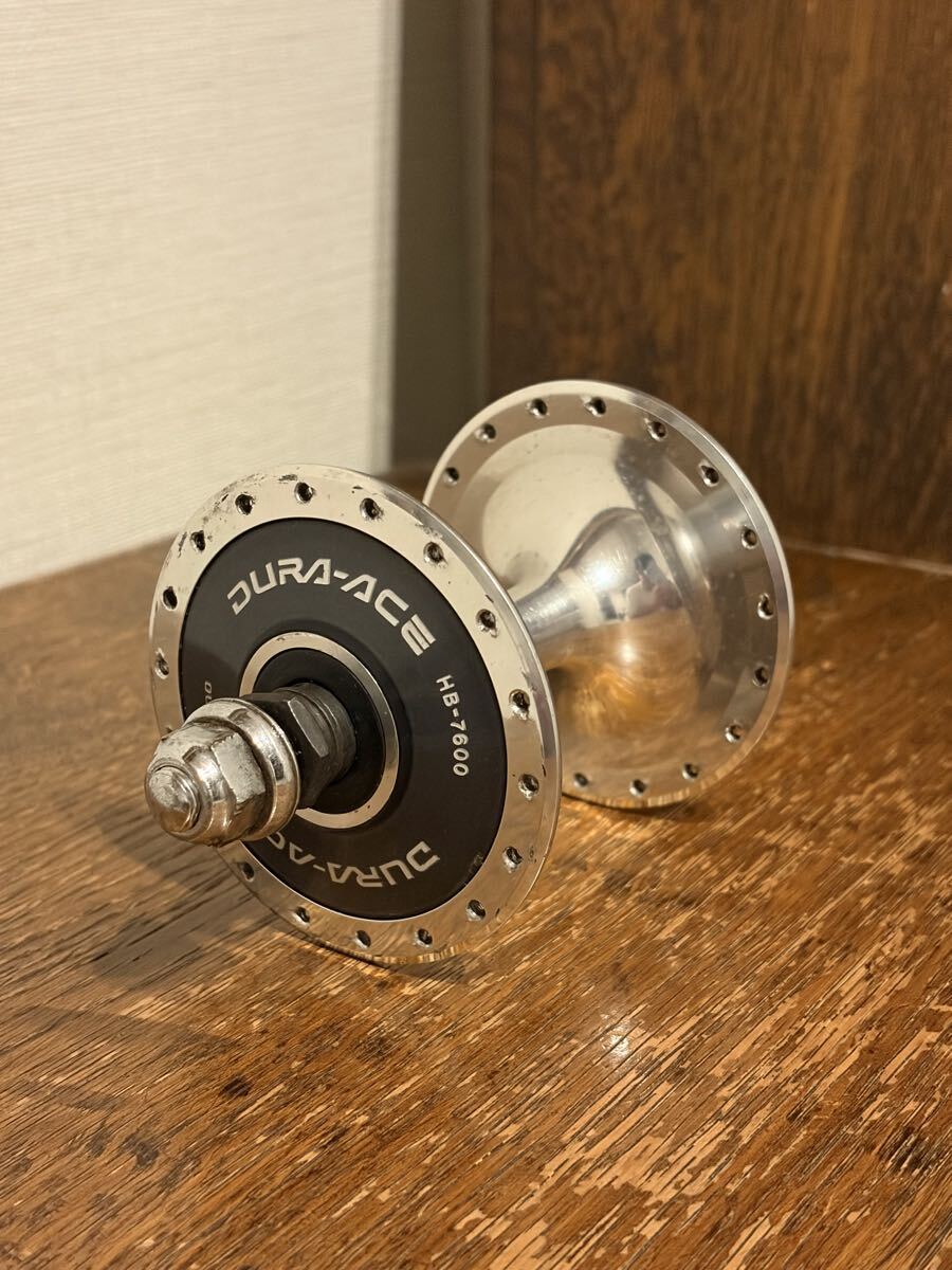 シマノ DURA-ACE トラックハブ フロント カップアンドコーン HB-7600 ジャンク拍卖