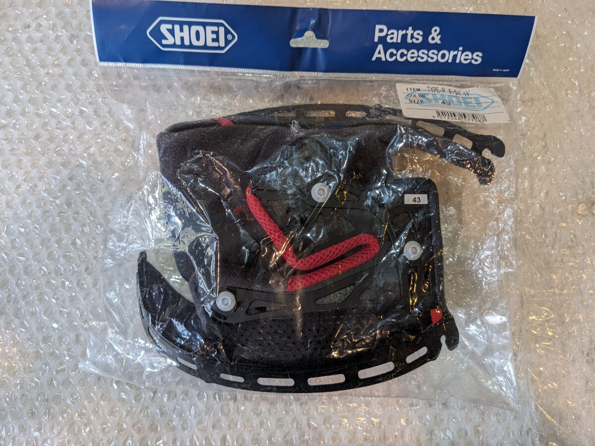 SHOEI X-Fifteen チークパッド 新品未使用品拍卖