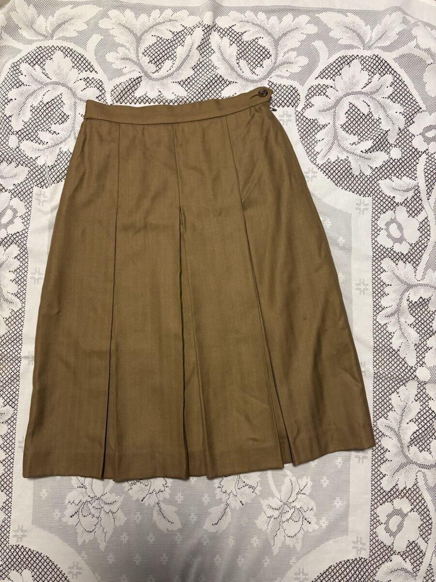 【美品】★アクアスキュータム 毛&絹 スカート/秋から★拍卖