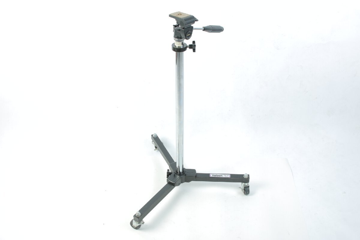 ※ Velbon ベルボン ドリーポッド キャスター DP-3D 雲台付き PH-150 スタジオ撮影 移動式 高さ可動幅 80~145cm d13633拍卖