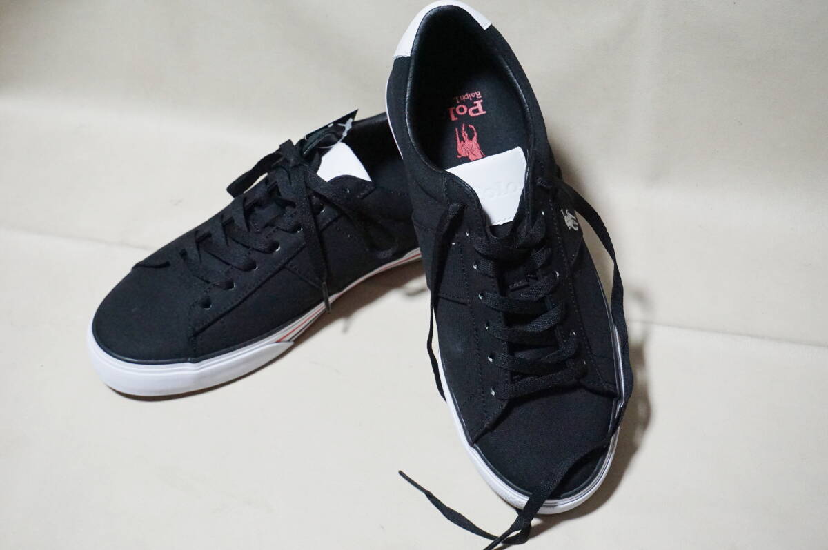 未使用”PoLoラルフローレンお洒落なスニーカー”27-27.5cm位拍卖