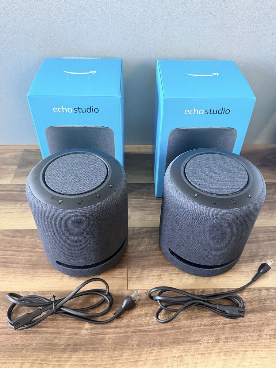 Amazon アマゾン Echo Studio エコースタジオ Alexa 2個 セット拍卖
