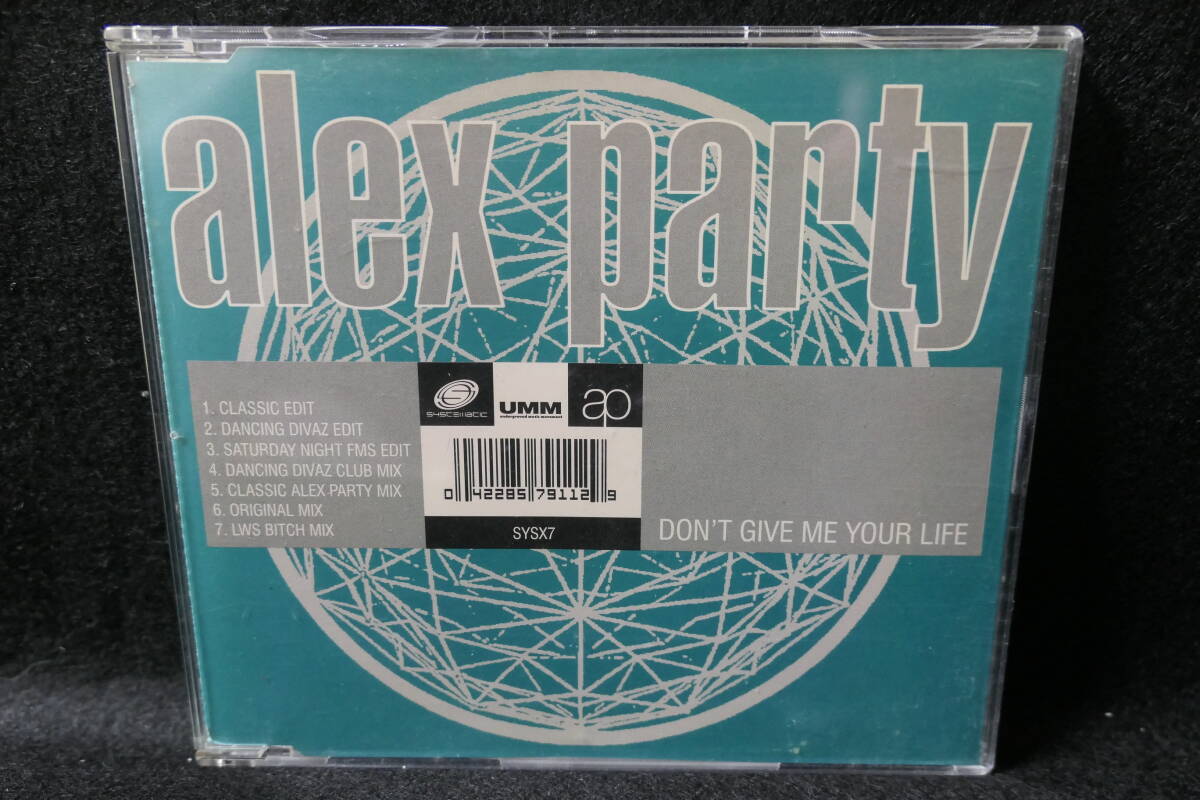 ●送料無料● 輸入盤シングルCD / Alex Party / Don't Give Me Your Life / SYSCD7 / 042285791129拍卖