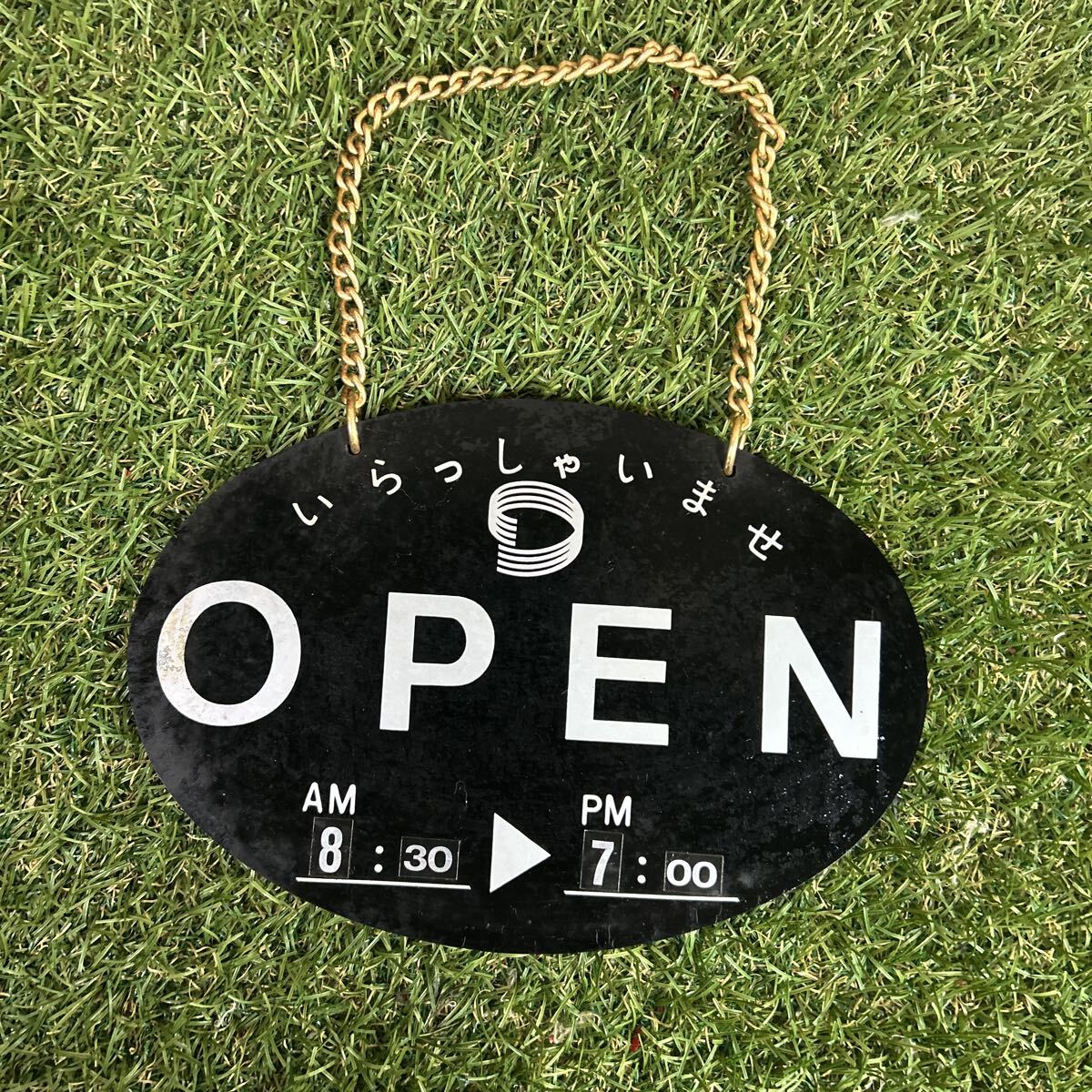 ★OPEN-CLOSED 店舗用 両面看板/壁掛け/ひっかけ/21×14★拍卖