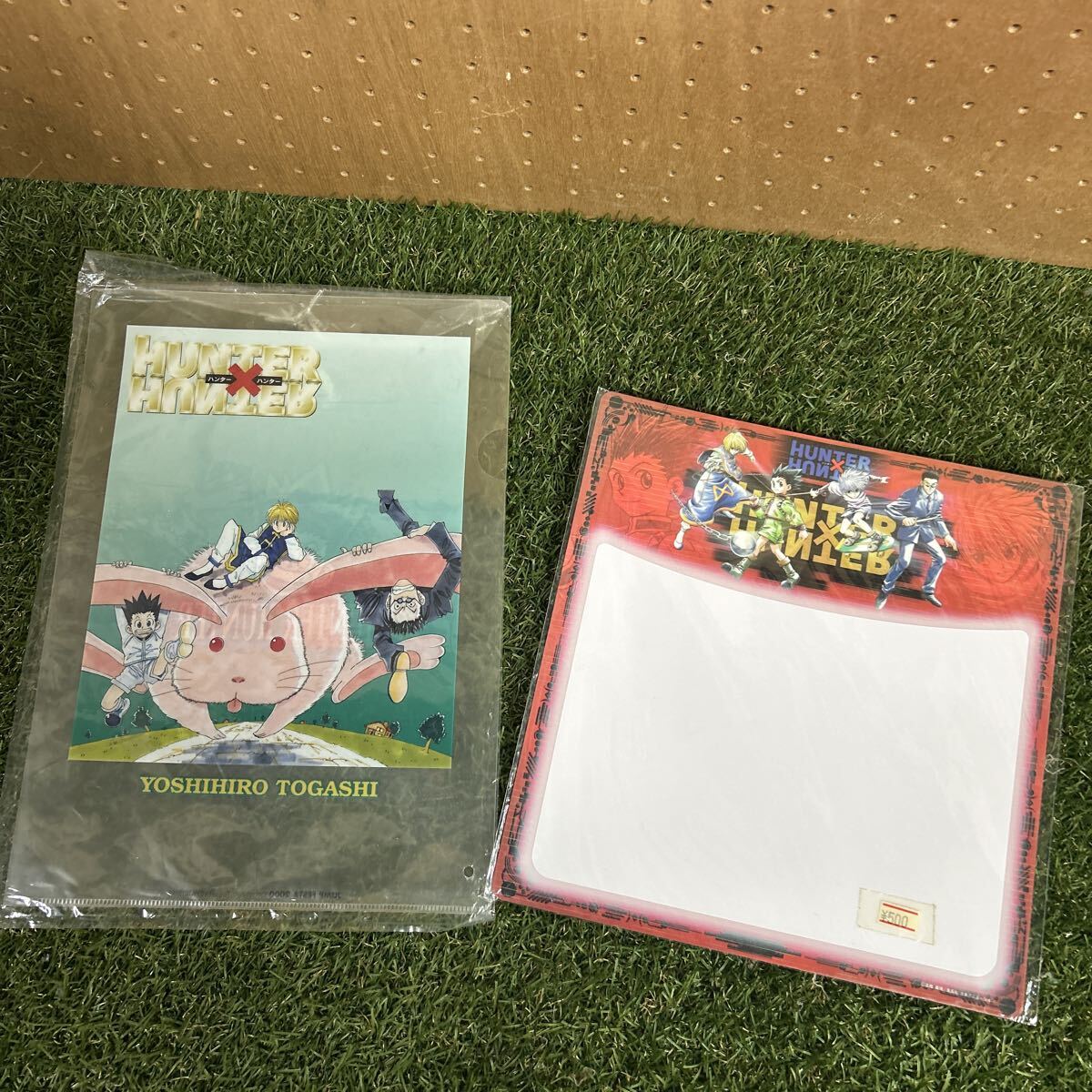 ★ハンター×ハンター クリアファイル 22×31/台紙 24×26 当時もの 未使用 ★拍卖