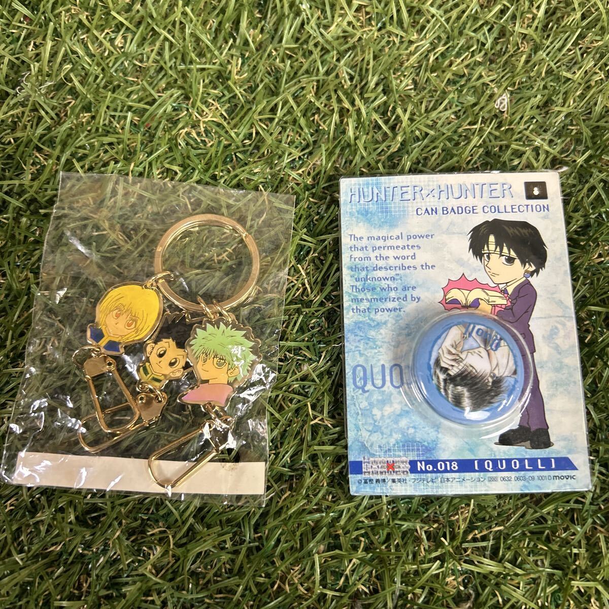 ★ハンター×ハンター キーホルダー/缶バッジ QUOLLI 当時もの 未使用 ★拍卖