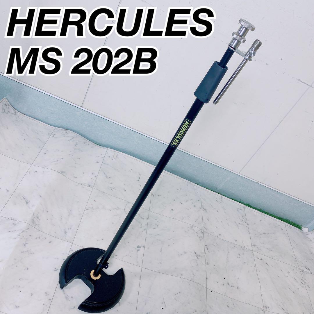 ハーキュレス マイクスタンド MS202B Hベース ブラック HERCULES 音楽 送料無料 N1504拍卖