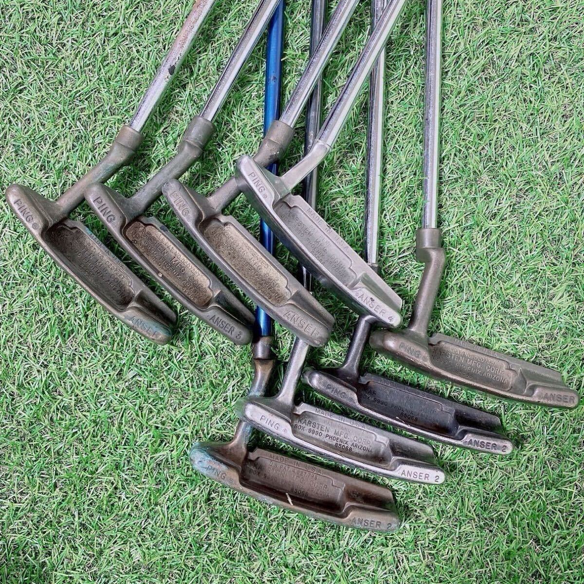 PING ピン パター ANSER アンサー まとめ売り 8本 セット ANSER2 ANSER3 ANSER4 N1628拍卖