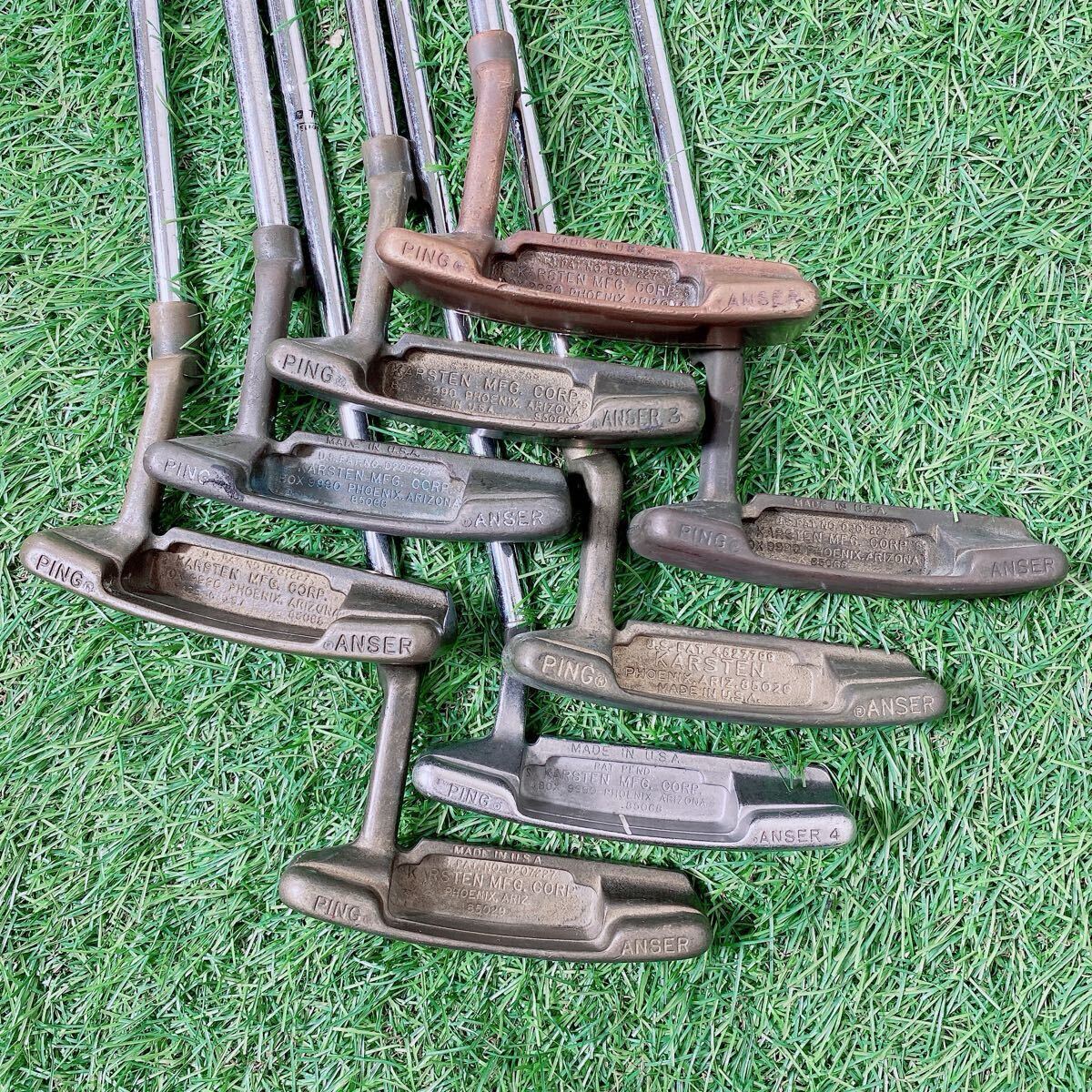 PING ピン パター ANSER アンサー 8本 セット ANSER3 ANSER4 まとめ売り N1632拍卖