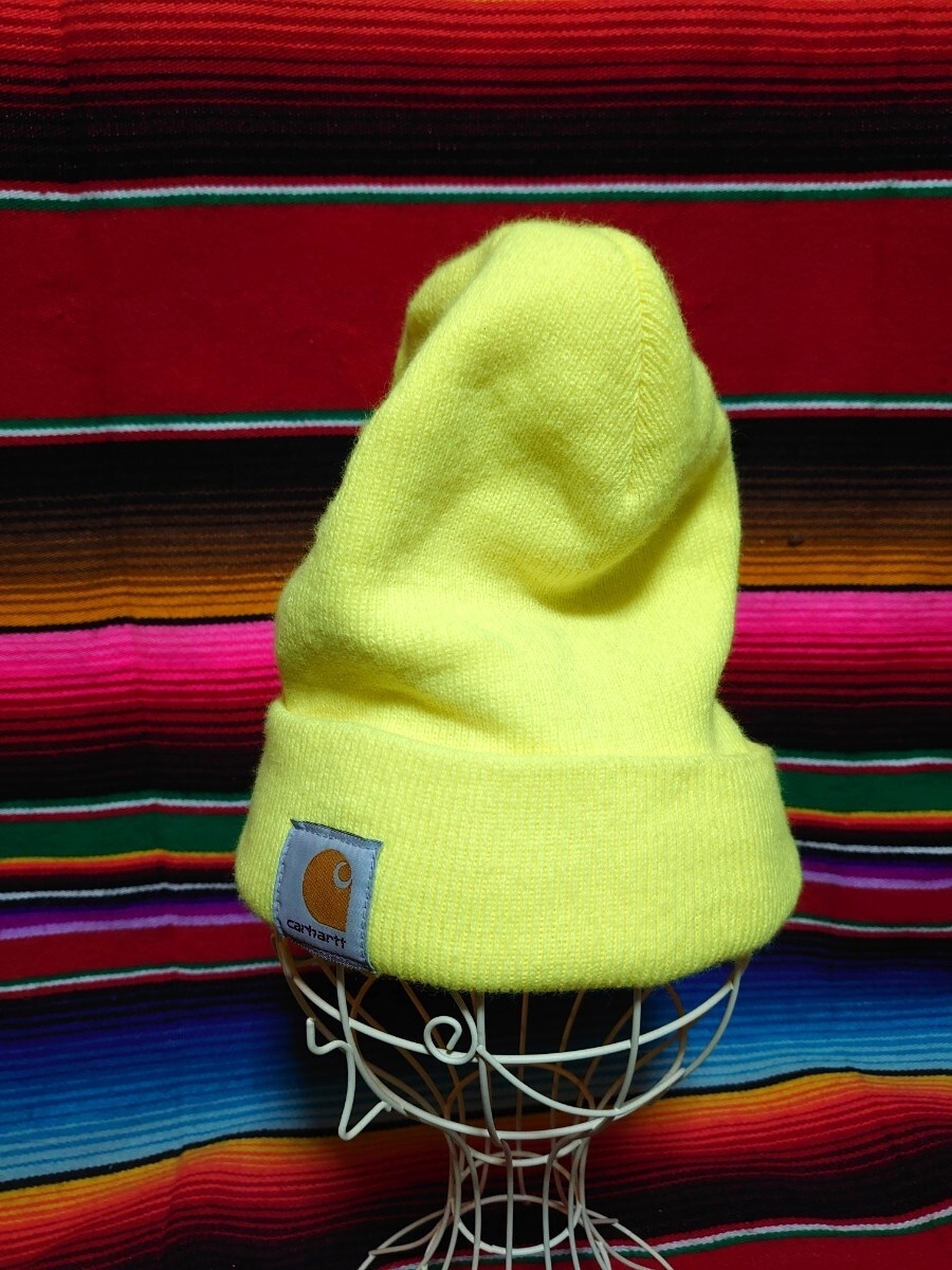 CARHARTT ACRYLIC WATCH HAT BRIGHTLIME A18 カーハート アクリル ウォッチ ハット ワンサイズ ブライトライム ニット帽拍卖