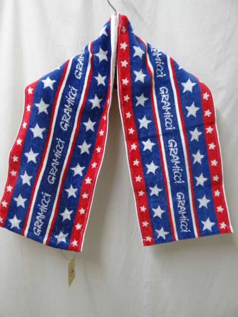 GRAMICCI グラミチ 新品未使用 レッド/ブルー タオル拍卖