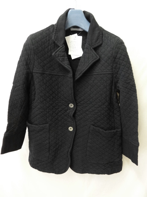 ARMEN アーメン 新品未使用 コットンキルト 7分袖 ブラック 0サイズ拍卖