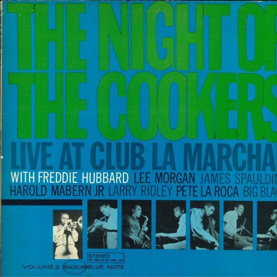★BLUE NOTE LP「フレディ・ハバード FREDDIE HUBBARD NIGHT OF THE COOKERS Vol.2」NY ゲルダー印 耳 LEE MORGAN/JAMES SPAULDING 試聴拍卖
