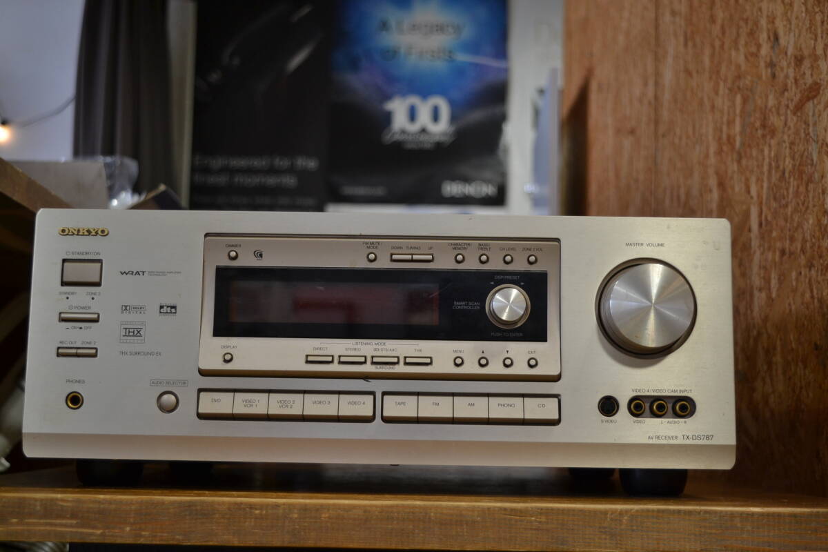 ジャンク品 ONKYO オンキョー AVアンプ TX-DS787拍卖